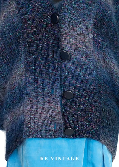 日本製 - 午夜星雲混色針織毛衣外套3