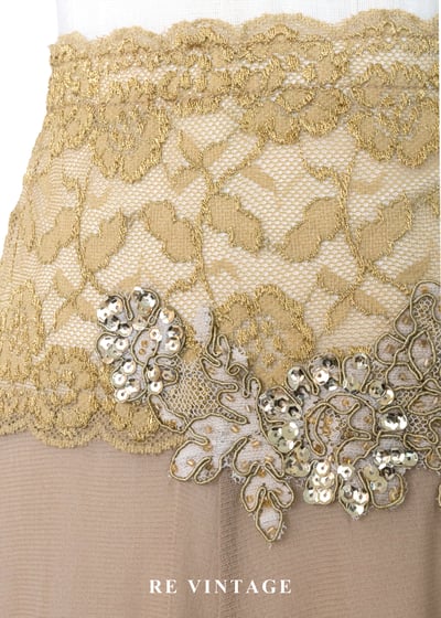 蜂蜜月光柔紗亮片美裙（22-27"）5