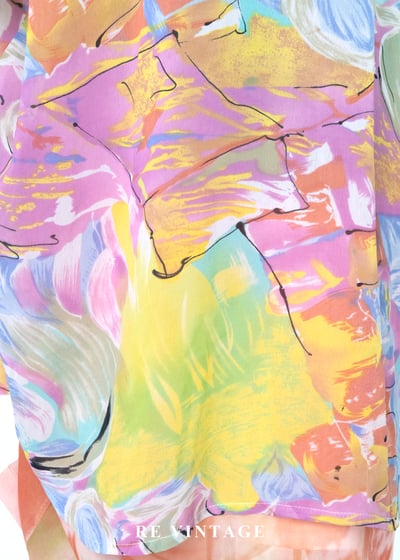 印象派的晨曦 - 彩繪水彩藝術襯衫12