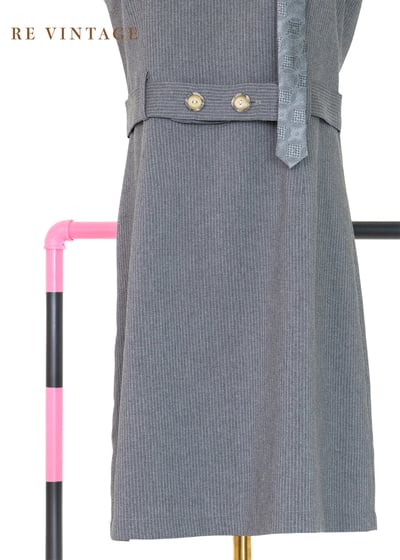 質感單品 - Stormy sky 線條迷你洋裝4