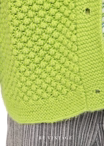 Jasmine Green 凸凸紋路針織毛衣外套5