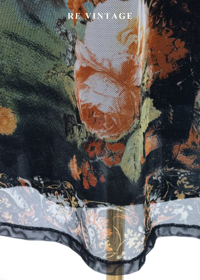 暮色倒影浪漫主義古典油畫長裙  （26-32"）6
