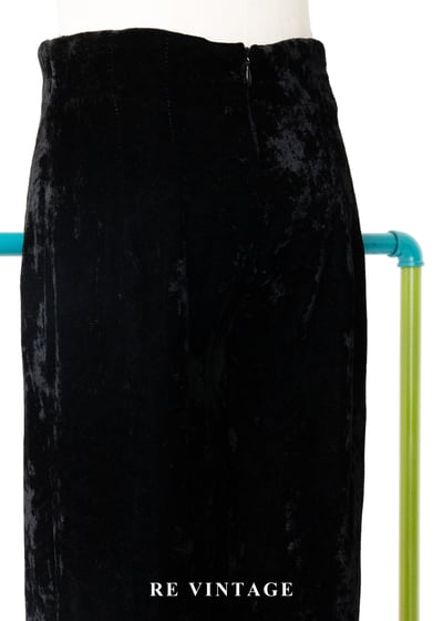 質感單品 - 奢華高雅的雙布料高腰寬褲（27"）10