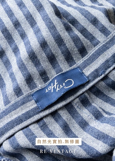 Blue Voyage海風藍白直條長裙（24"）12