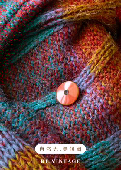 色彩炸彈大格紋針織毛衣外套16