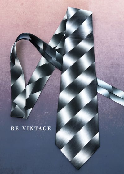 黑白交界地未來感領帶1