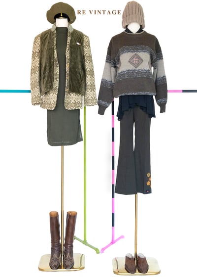 優雅高領領結微光墨綠貼身洋裝2