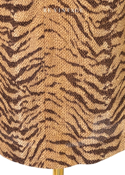 虎斑狂野優雅長洋裝13