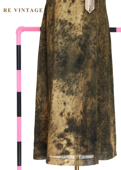 森林苔蘚渲染藝術洋裝4