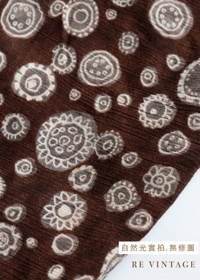 鋸齒小花 cinnamon brown 小短裙 （28")8