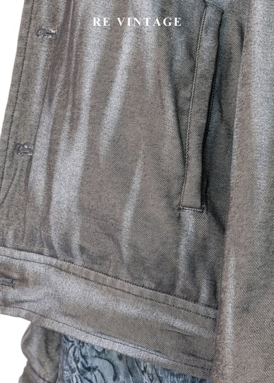 街頭灰霧棕邊界刷色外套9