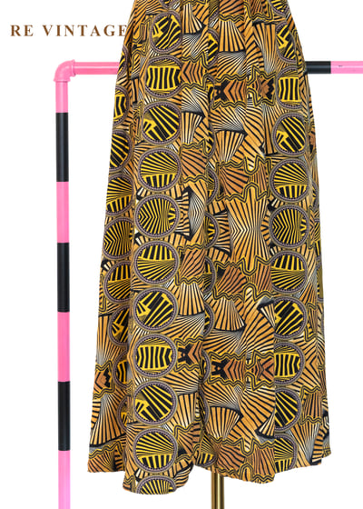 規律的幾何迷宮夏日派對洋裝12