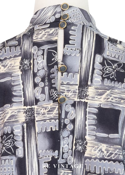 冷灰色藝術透圖飛鼠袖上衣12