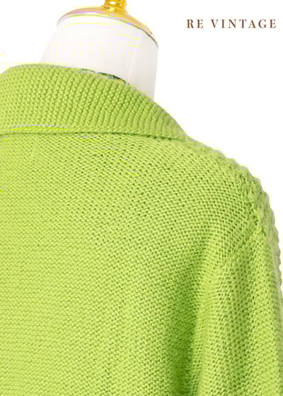 Jasmine Green 凸凸紋路針織毛衣外套7