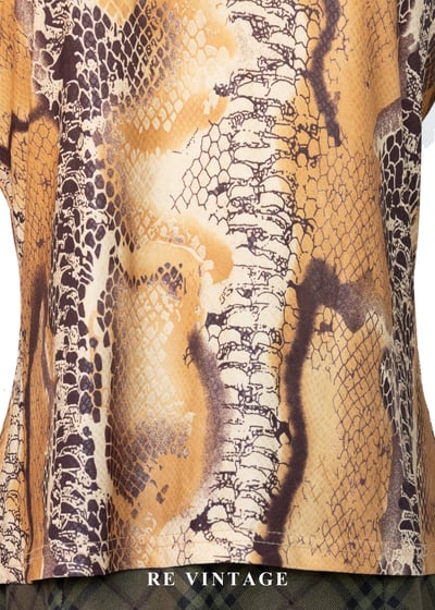 冷豔危險感蟒蛇紋上衣11