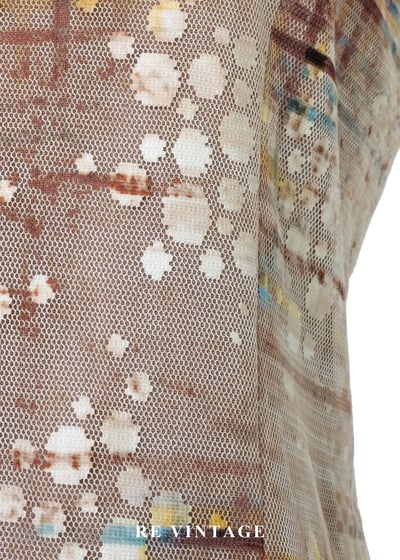 彩漆霧光格紋背心7