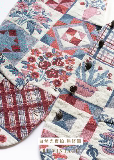 『歐洲寶物』異國風情小花園西裝背心16