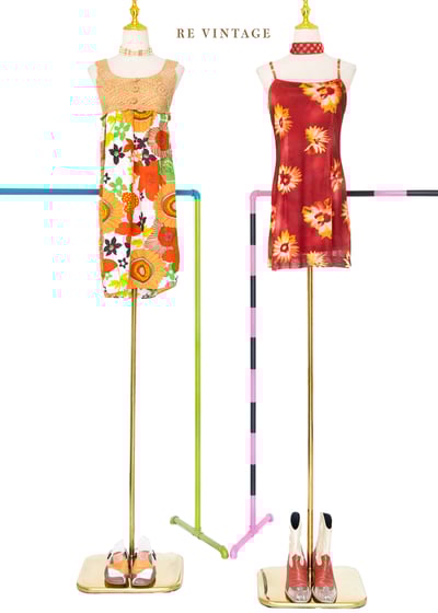 烈日向日葵細肩帶洋裝2