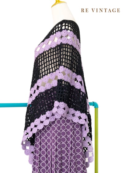 Bellflower 雙色針織斗篷8