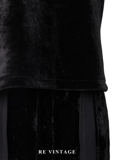 精緻玫瑰暗夜絨布背心4