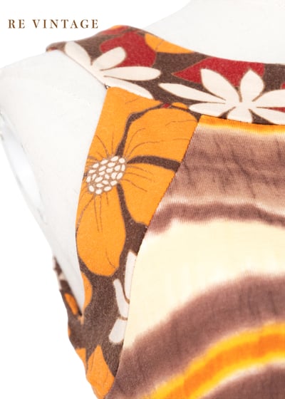 『歐洲寶物』漸層橘色系肩膀小結背心5