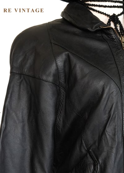 必備單品 - 率性廓形束腰皮外套5