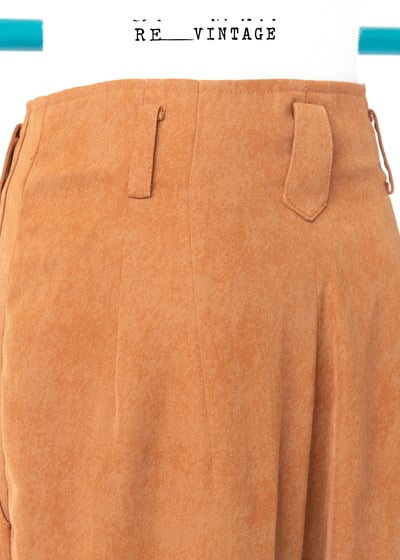 暗橘子色高腰煙管褲8