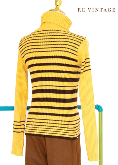 Bumblebee 線條高領針織毛衣6