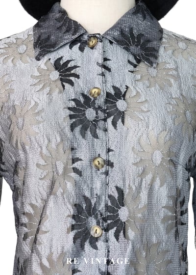 銀河系裡的溫室花朵透膚上衣3