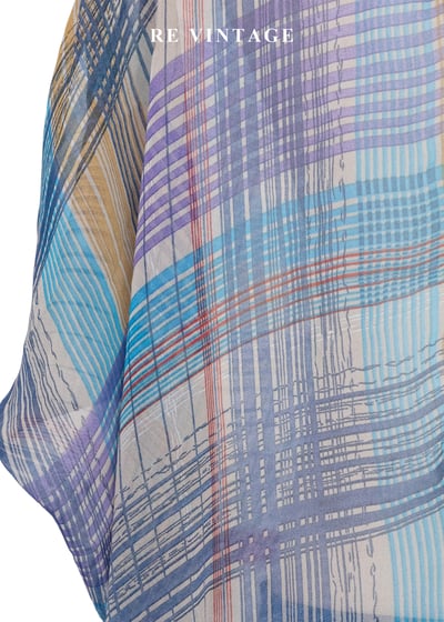 幻彩光影格子輕盈罩衫上衣12