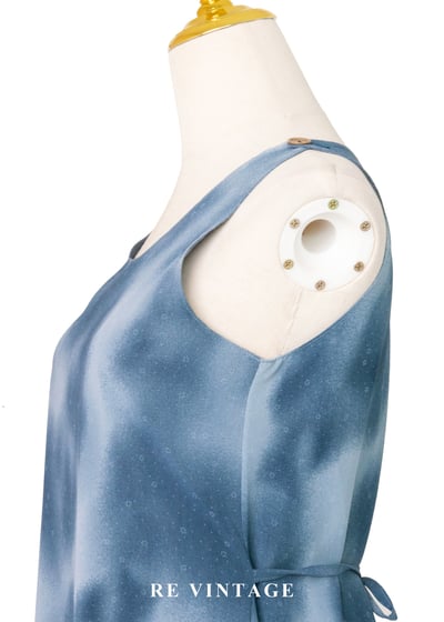 雲的形狀小花的溫度長洋裝10