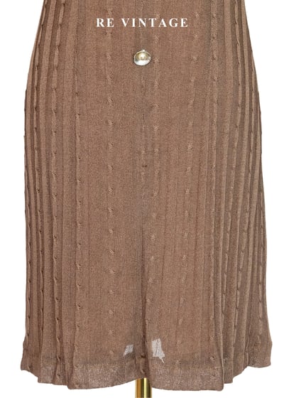 可可歐蕾銀貝殼珍珠薄針織洋裝4