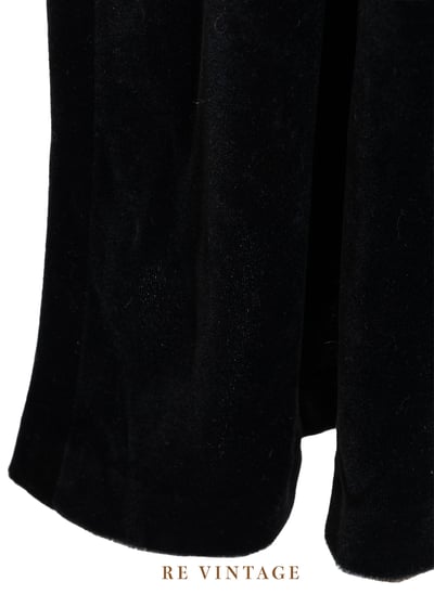 迷你小花透膚絨布長洋裝6