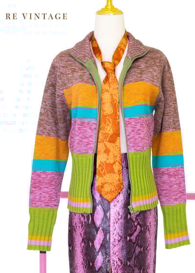 Color Clash 色塊遊戲針織外套1