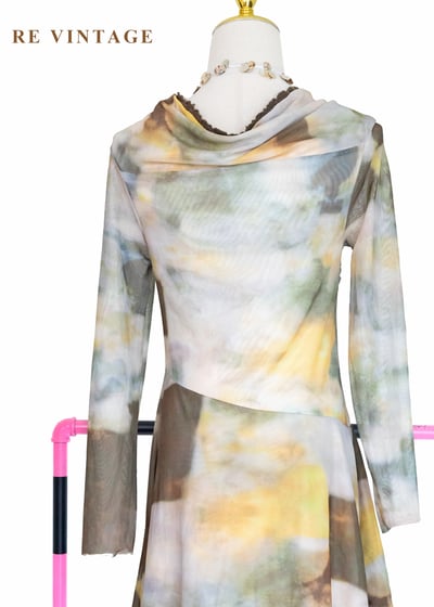 模糊邊界迷幻渲染扭結洋裝12