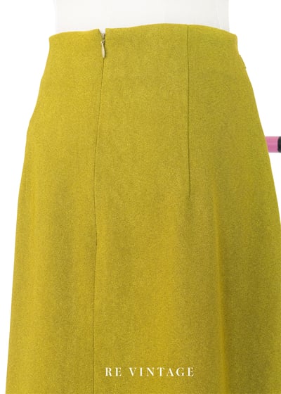 質感單品 - 暖暖芥末黃質感短裙（27"）9