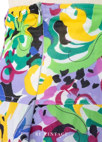 畫家畫布玩色顏料短裙（26"）10