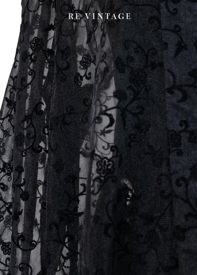 韓國製 - Dark Night 小花魔女長版襯衫罩衫5