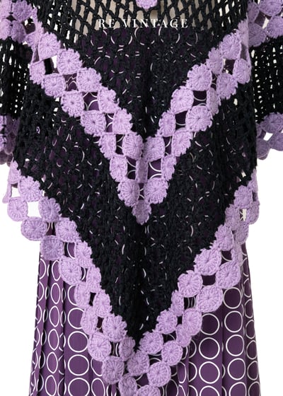 Bellflower 雙色針織斗篷4