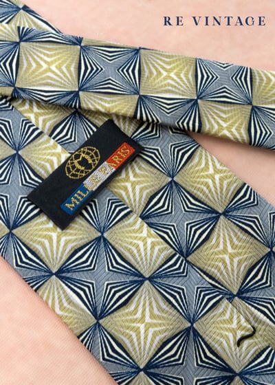 迷幻光線井格領帶3