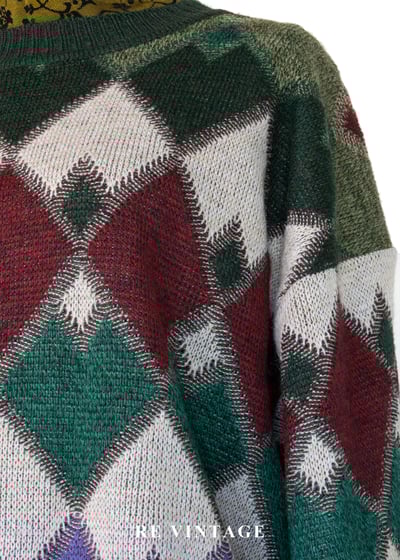 Autumn in argyle 文藝靈魂格紋毛衣5