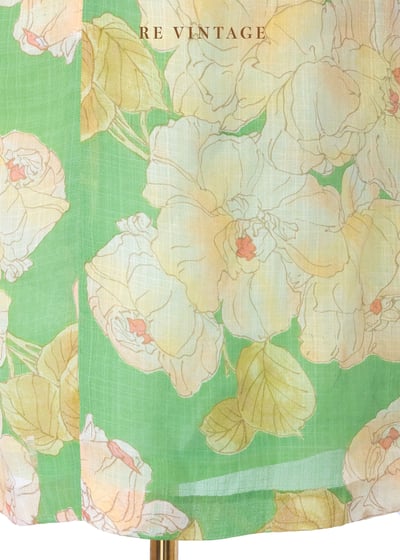 Lemon Petals 檸檬花綠意的午後洋裝11