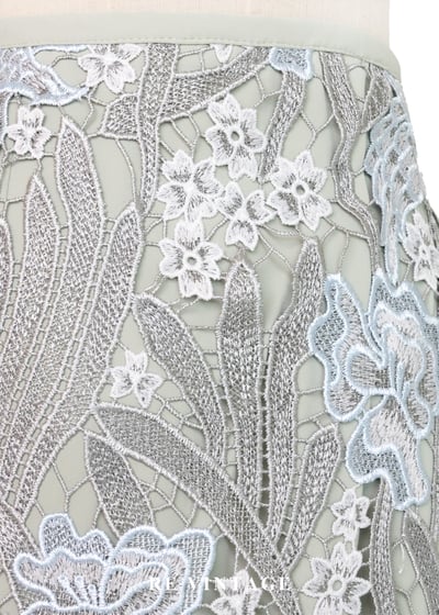 藍灰微光秘密花園及膝裙（～26"）7