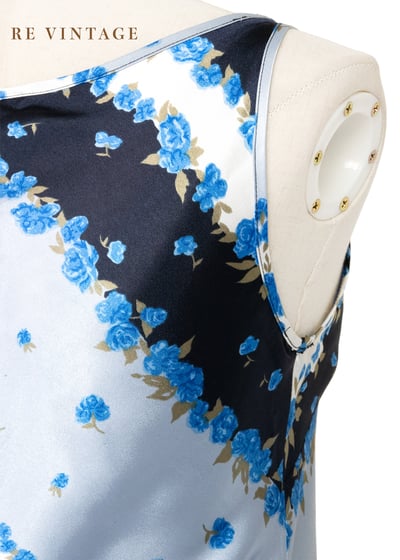 冰藍小夜曲緞面迷你洋裝14