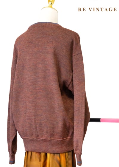 下雨天頑皮狗紅棕色針織毛衣10