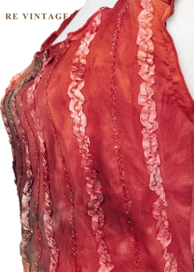 火紅的熔岩呼吸紋理背心9