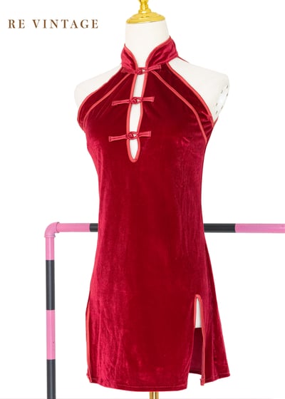 Love Potion 桃粉紅迷你辣旗袍1