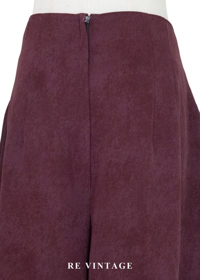 酒紅斑駁紋路高腰寬版五分褲（29"）9