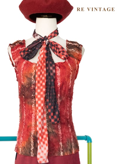 火紅的熔岩呼吸紋理背心1