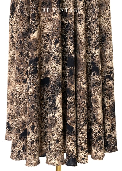 熔岩流動印記長圓裙（24-28"）4